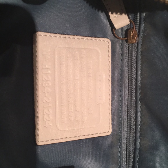 Off white coach purse - Picture 3 of 5